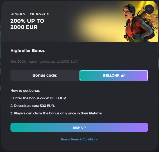 highroller bonus